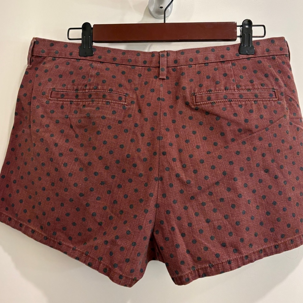 ✨ Madewell Polka Dot Tailored Shorts – Size 12 - Picture 3 of 6